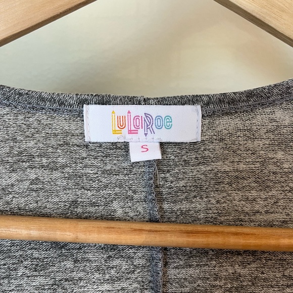 Lularoe Gray “Sarah” Duster Cardigan, Small - Picture 2 of 4